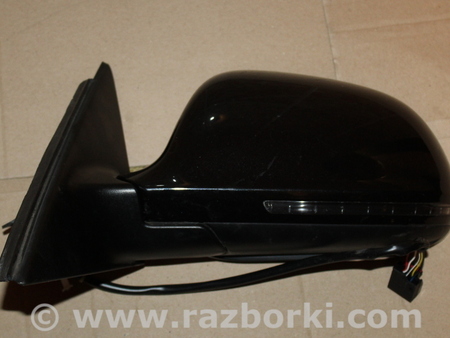 Зеркало левое для Audi (Ауди) A4 B8 - 8K2, 8K5 (08.2007-11.2015) Львов